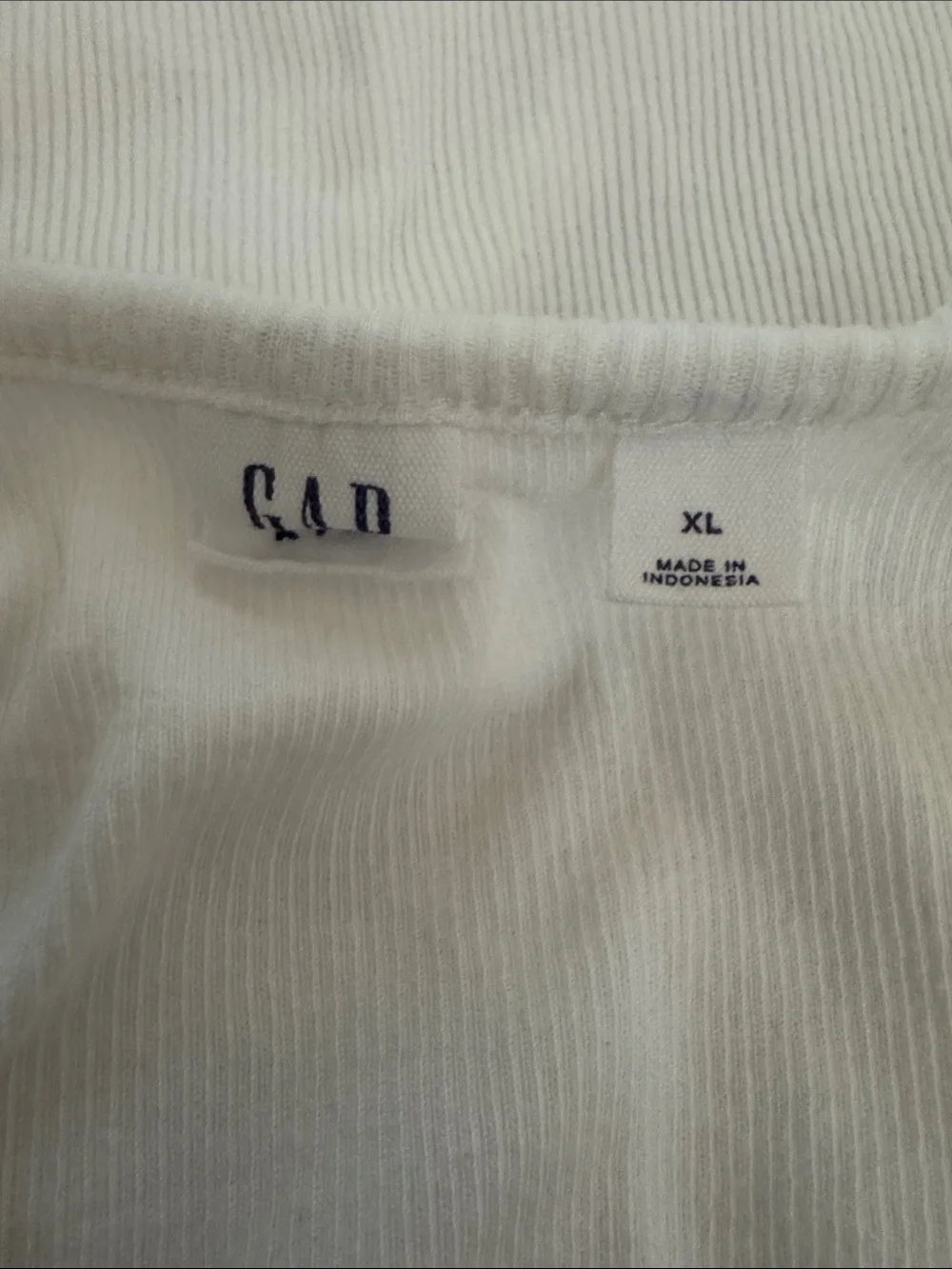 Girls Gap, cotton White Ruffled Tank Top
